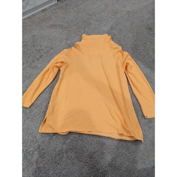 Soft Surroundings Peach Orange Playa Pullover Long Sleeve Tunic XL - Picture 2 of 9